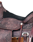 Western Horse Saddle American Leather Treeless Trail Pleasure Hilason