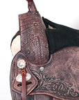 Western Horse Saddle American Leather Treeless Trail Pleasure Hilason