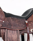 Western Horse Saddle American Leather Treeless Trail Pleasure Hilason