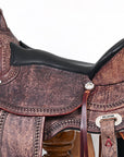 Western Horse Saddle American Leather Treeless Trail Pleasure Hilason