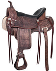 Western Horse Saddle American Leather Treeless Trail Pleasure Hilason