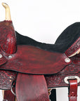 Hilason Western Horse Treeless Trail Barrel Saddle American Leather