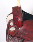 Hilason Western Horse Treeless Trail Barrel Saddle American Leather