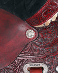 Hilason Western Horse Treeless Trail Barrel Saddle American Leather