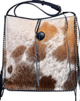 American Darling Messenger Hair-On Genuine Leather women bag western handbag purse