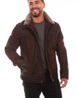 Shearling Collar Jacket - 1072