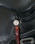 HILASON Western Horse Saddle American Leather Flex Tree Trail & Pleasure Black