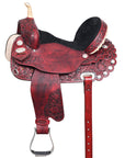 Flex Tree Western Horse Saddle American Leather Trail Barrel Racing By Hilason