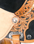 Flex Tree Western Horse Saddle American Leather Trail Barrel By Hilason