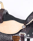 Flex Tree Western Horse Saddle American Leather Trail Barrel By Hilason