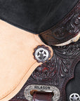Flex Tree Western Horse Saddle American Leather Trail Barrel By Hilason