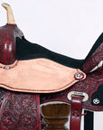 Flex Tree Western Horse Saddle American Leather Trail Barrel By Hilason