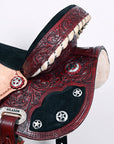 Flex Tree Western Horse Saddle American Leather Trail Barrel By Hilason