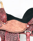 Hilason Flex Tree Western Horse Saddle American Leather Trail Barrel