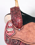 Hilason Flex Tree Western Horse Saddle American Leather Trail Barrel