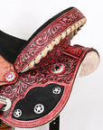 Hilason Flex Tree Western Horse Saddle American Leather Trail Barrel