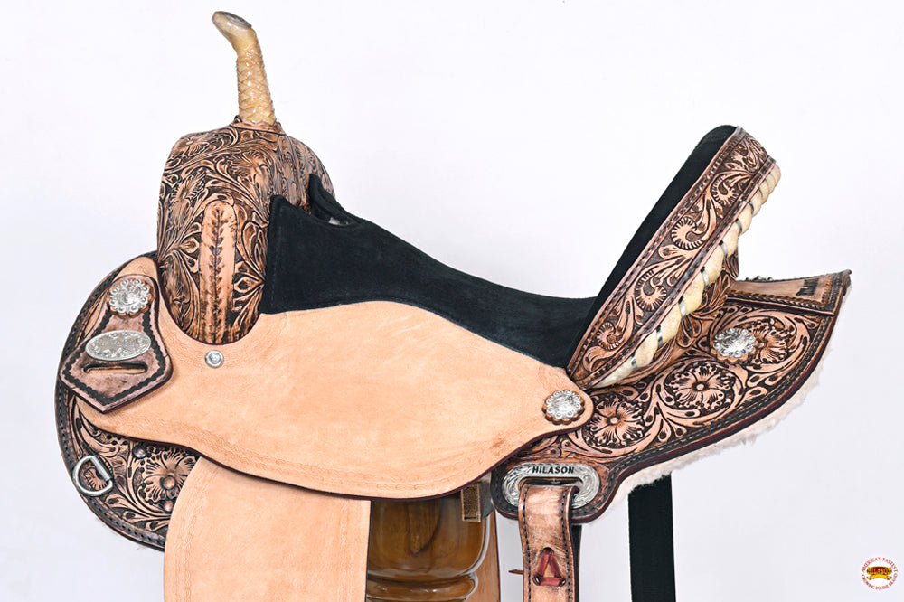 Flex Tree Western Horse Saddle American Leather Trail Barrel Racing By Hilason