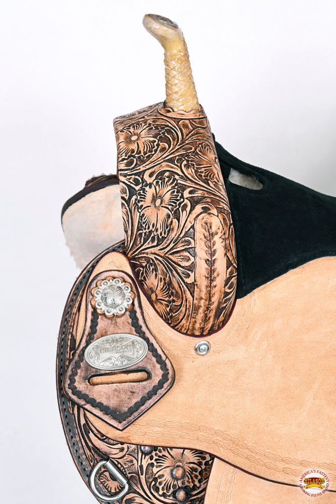Flex Tree Western Horse Saddle American Leather Trail Barrel Racing By Hilason