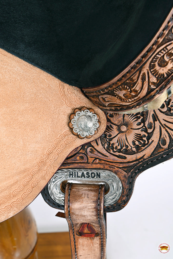 Flex Tree Western Horse Saddle American Leather Trail Barrel Racing By Hilason