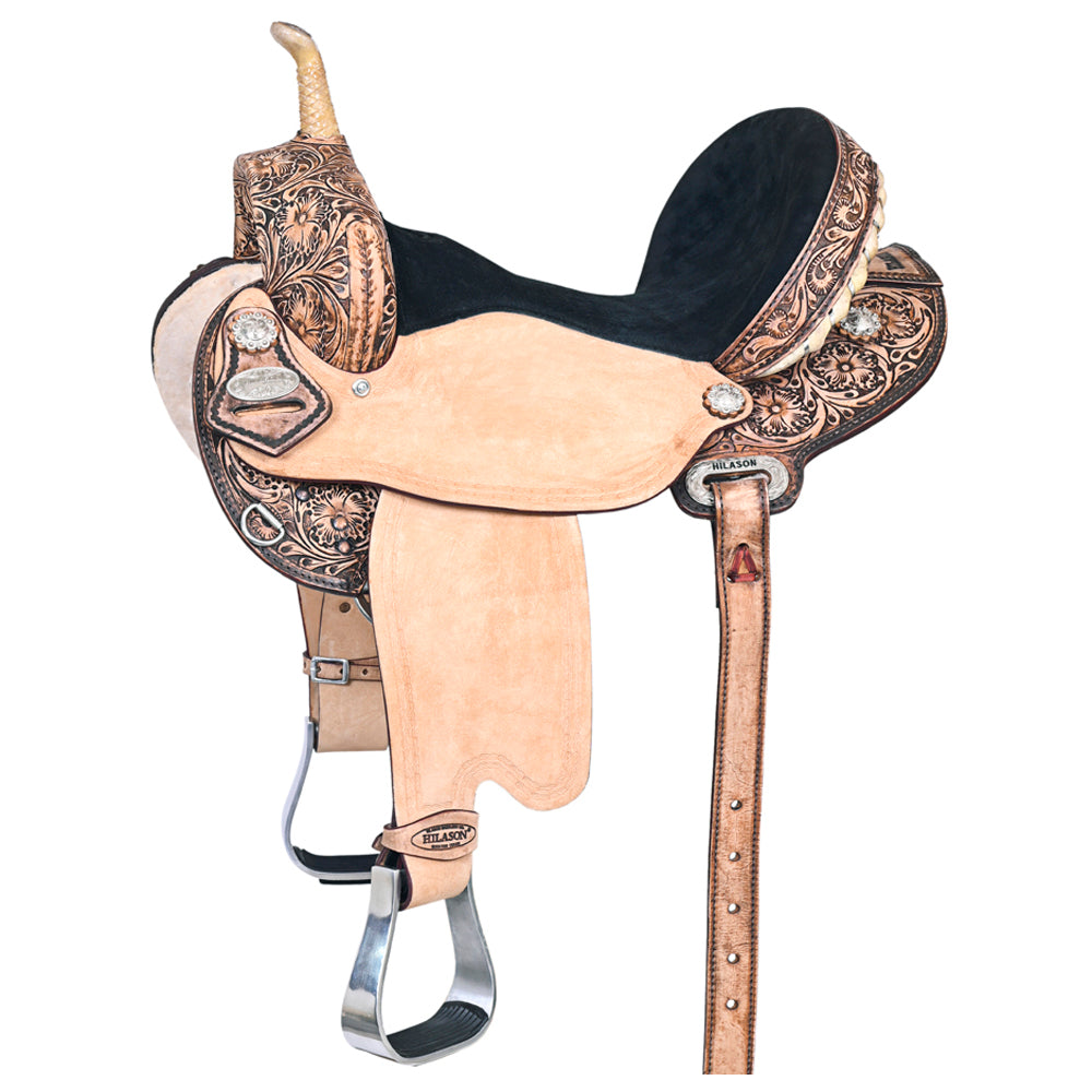 Flex Tree Western Horse Saddle American Leather Trail Barrel Racing By Hilason