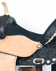 Flex Tree Western Horse Saddle American Leather Trail Barrel By Hilason