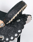 Flex Tree Western Horse Saddle American Leather Trail Barrel By Hilason
