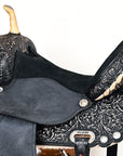 Flex Tree Western Horse Saddle American Leather Trail Barrel By Hilason