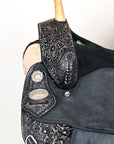 Flex Tree Western Horse Saddle American Leather Trail Barrel By Hilason