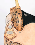 Flex Tree Western Horse Saddle American Leather Trail Barrel By Hilason