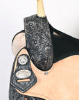 Flex Tree Western Horse Saddle American Leather Trail Barrel By Hilason
