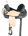 Flex Tree Western Horse Saddle American Leather Trail Barrel By Hilason