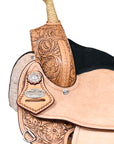 Flex Tree Western Horse Saddle American Leather Trail Barrel By Hilason