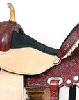 Flex Tree Western Horse Saddle American Leather Trail Barrel By Hilason