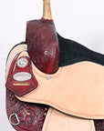 Flex Tree Western Horse Saddle American Leather Trail Barrel By Hilason