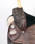 Flex Tree Western Horse Saddle American Leather Trail Barrel By Hilason