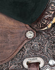Flex Tree Western Horse Saddle American Leather Trail Barrel By Hilason