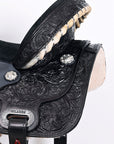 Flex Tree Western Horse Saddle American Leather Trail Barrel By Hilason