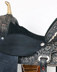 Hilason Flex Tree Western Horse Saddle American Leather Trail Barrel