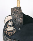 Hilason Flex Tree Western Horse Saddle American Leather Trail Barrel