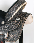 Hilason Flex Tree Western Horse Saddle American Leather Trail Barrel