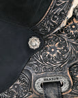Hilason Flex Tree Western Horse Saddle American Leather Trail Barrel