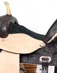 Flex Tree Western Horse Saddle American Leather Trail Barrel By Hilason
