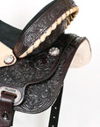 Flex Tree Western Horse Saddle American Leather Trail Barrel By Hilason