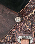Flex Tree Western Horse Saddle American Leather Trail Barrel By Hilason