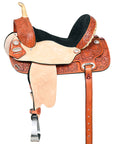 Flex Tree Western Horse Saddle American Leather Trail Barrel By Hilason
