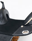 Hilason Western American Leather Trail Barrel Racing Horse Saddle