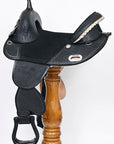 Hilason Western American Leather Trail Barrel Racing Horse Saddle