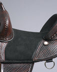 Hilason Western Horse Trail Barrel Racing American Leather Saddle
