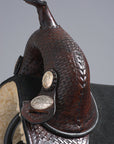 Hilason Western Horse Trail Barrel Racing American Leather Saddle