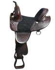 Hilason Western Horse Trail Barrel Racing American Leather Saddle